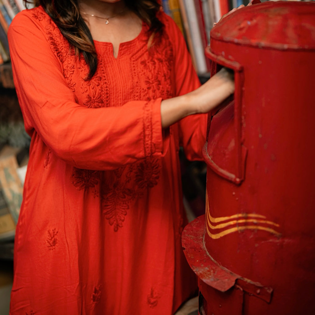 Naaz Chikankari Kurta