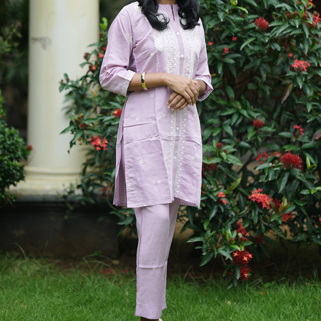 Ruhani Chikankari Co-ord Set