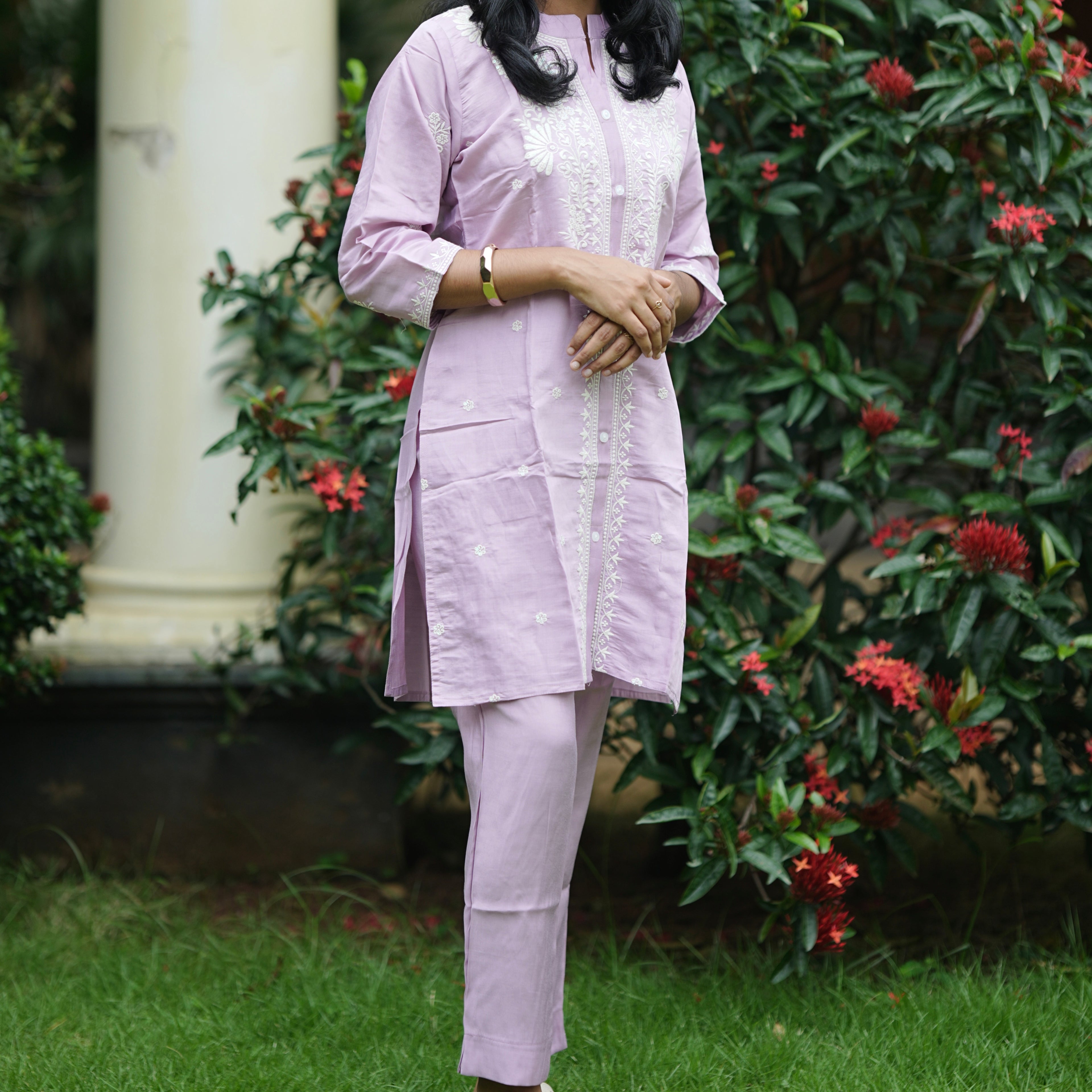 Ruhani Chikankari Co-ord Set