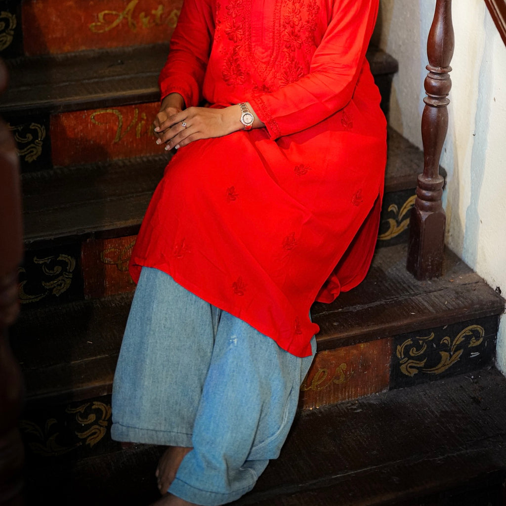 Naaz Chikankari Kurta