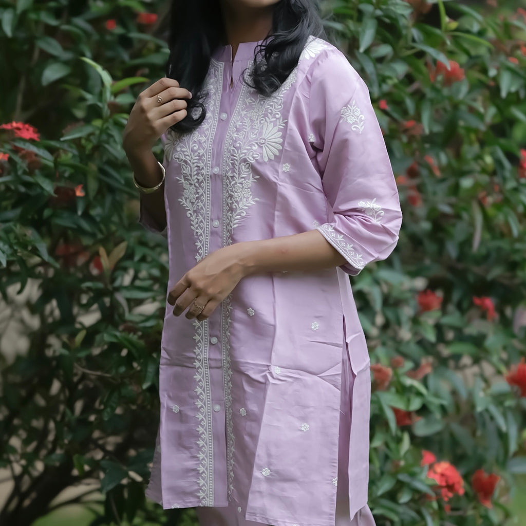 Ruhani Chikankari Co-ord Set