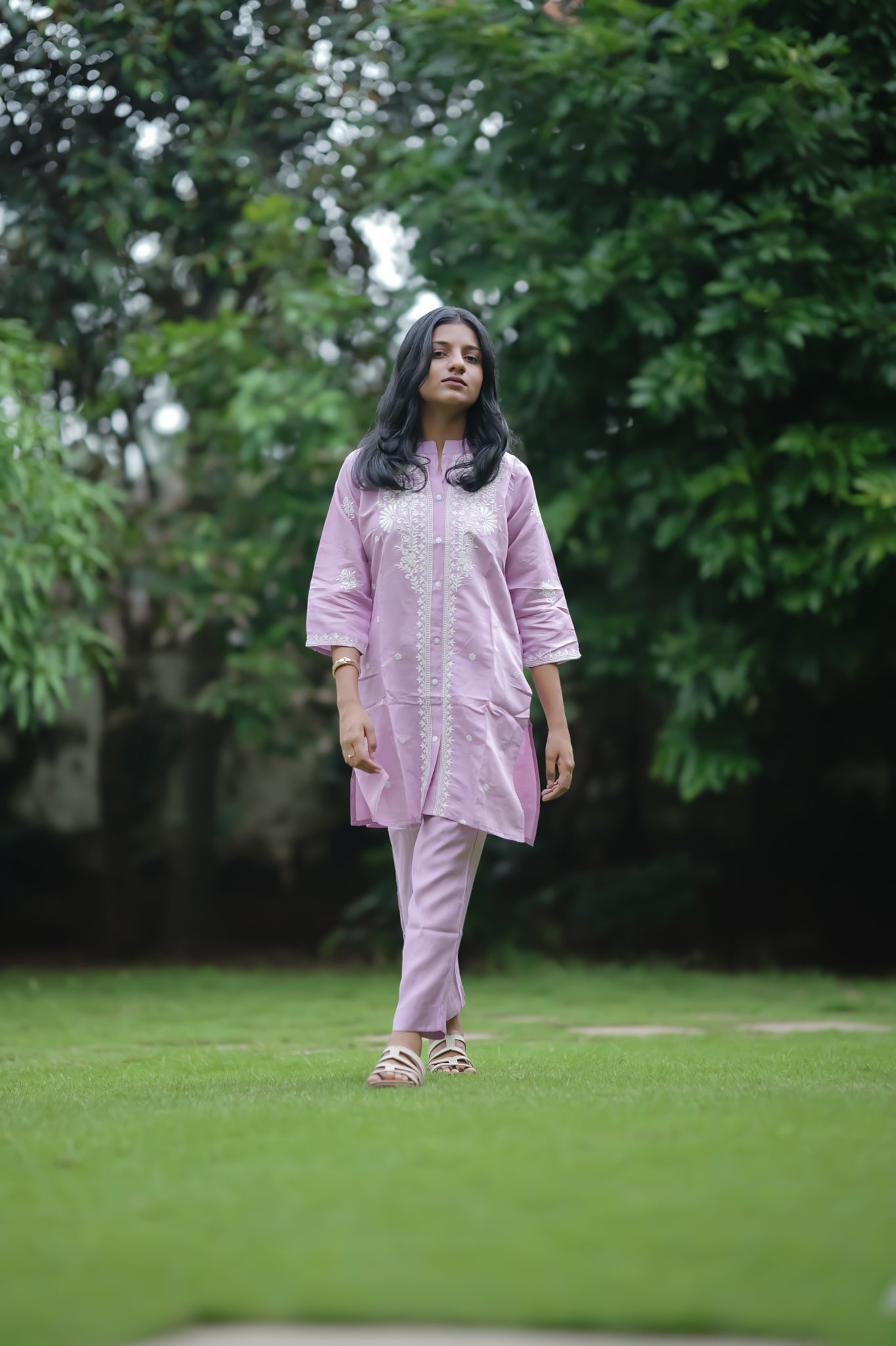 Ruhani Chikankari Co-ord Set