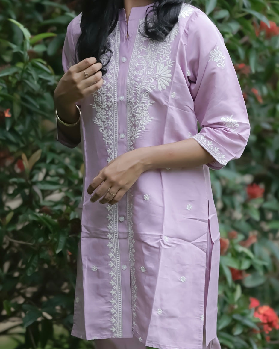 Ruhani Chikankari Co-ord Set