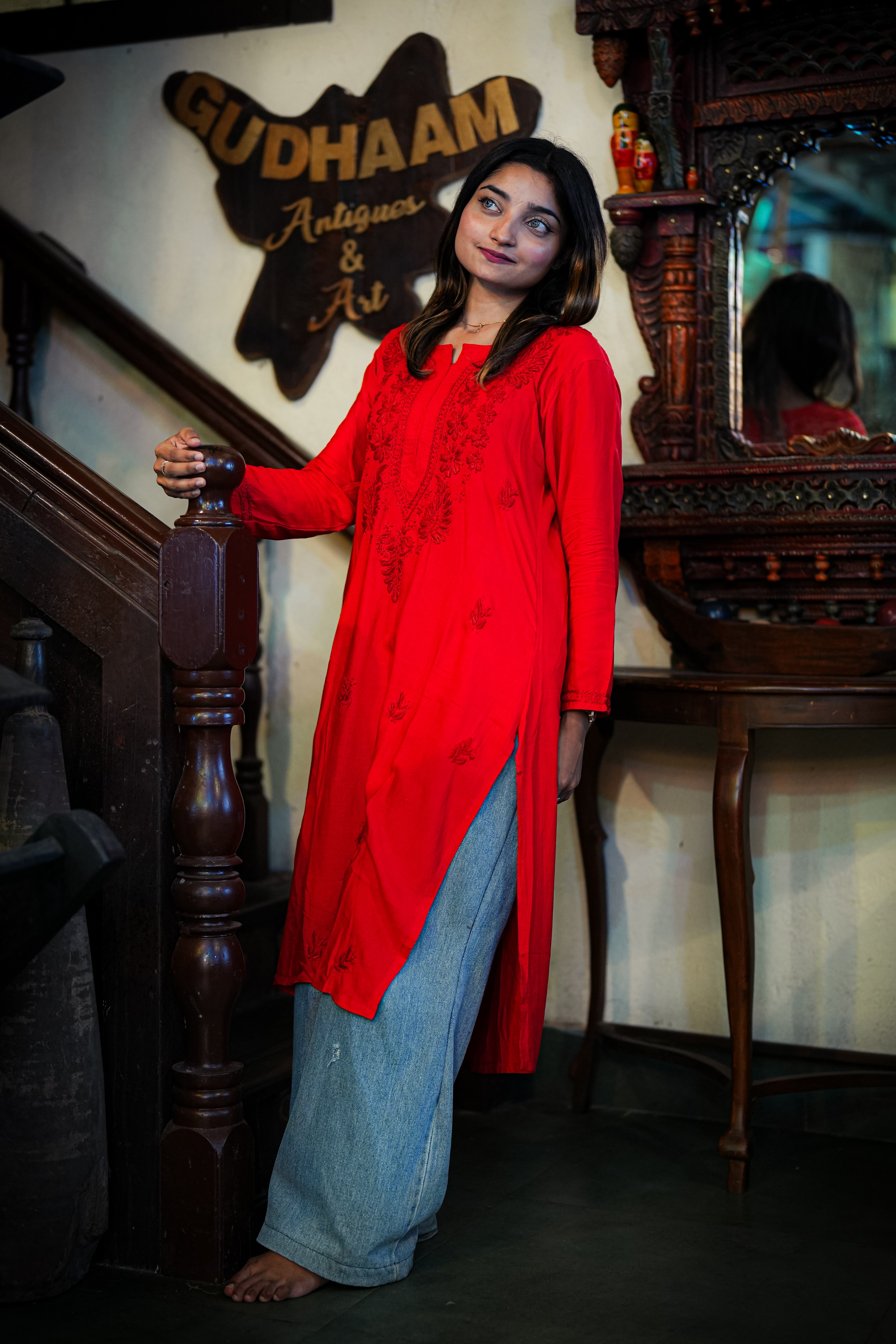 Naaz Chikankari Kurta